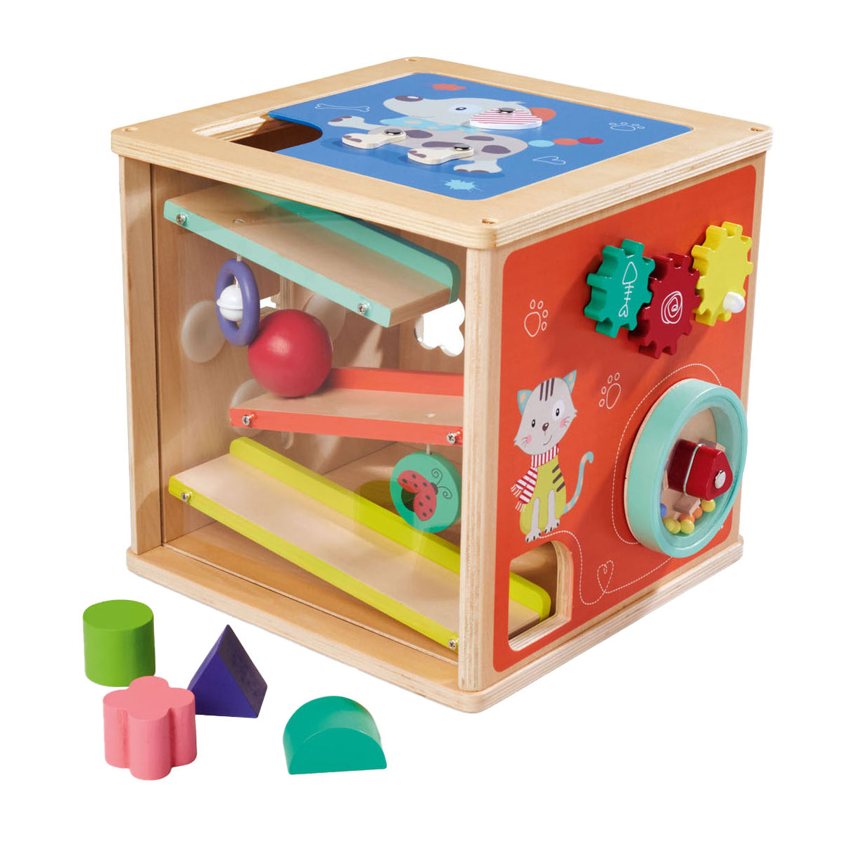 Simba Eihorn Holz-Aktivitätsbox mit Formen