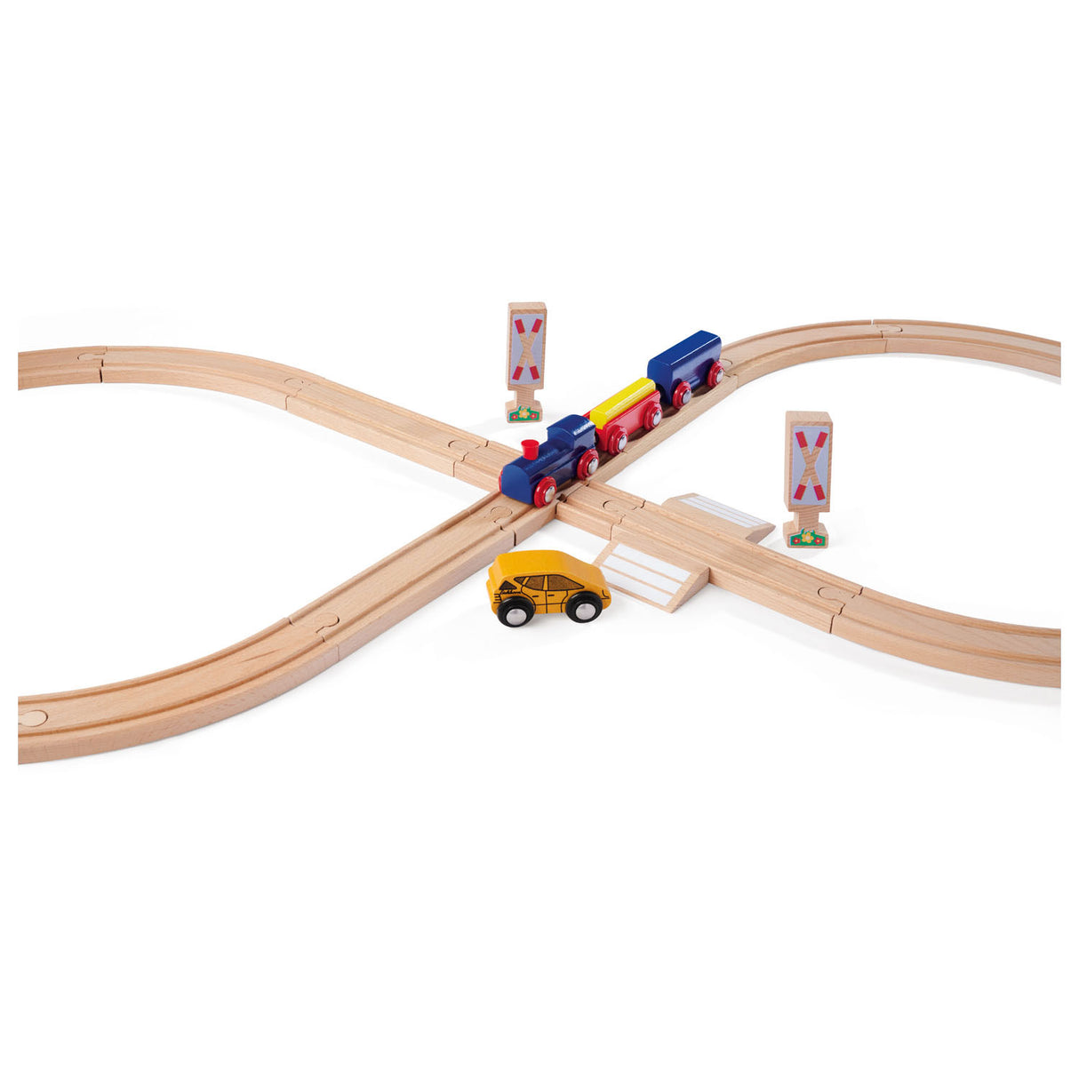 Eichhorn Bahngleis 8-Figuren-Spielset, 27-teilig.