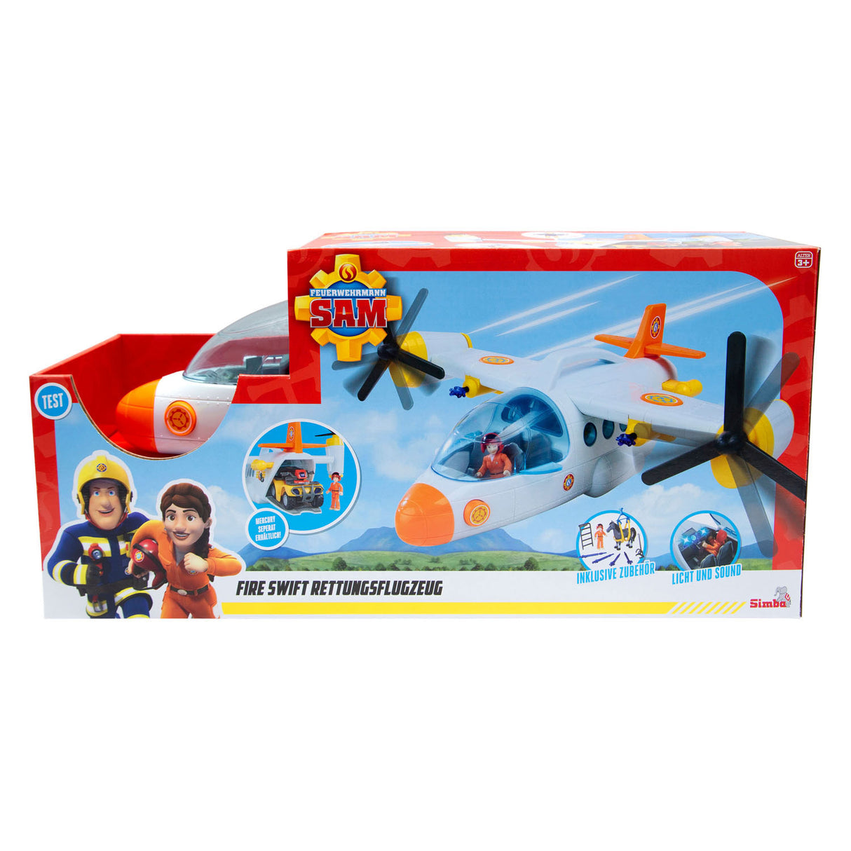 Simba -Feuerwehrmann Sam Swift Rescue -Flugzeug