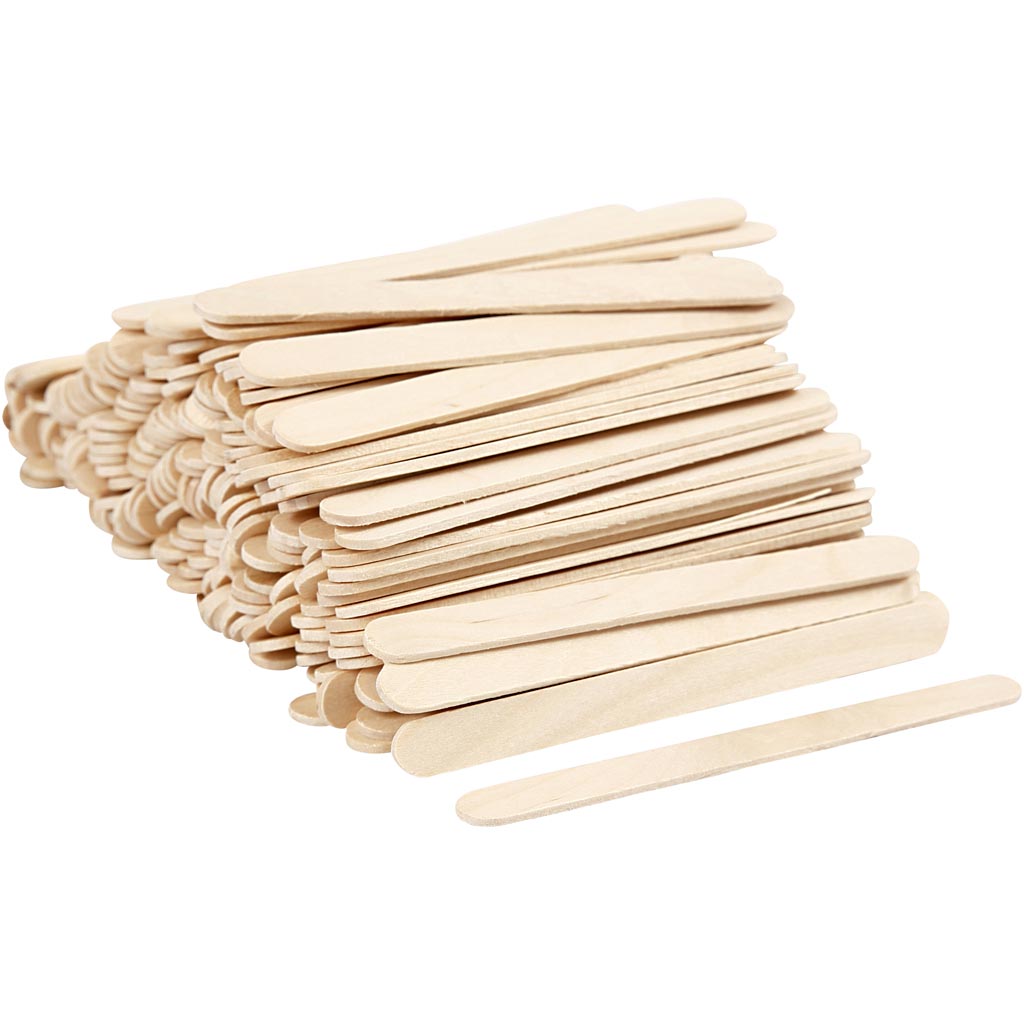 Creativ Company Holz-Bastelstäbchen, 200 Stk.