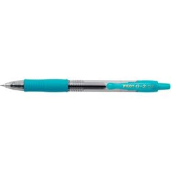 Balpen pilot g-2 te turqoise 0.4 mm clip