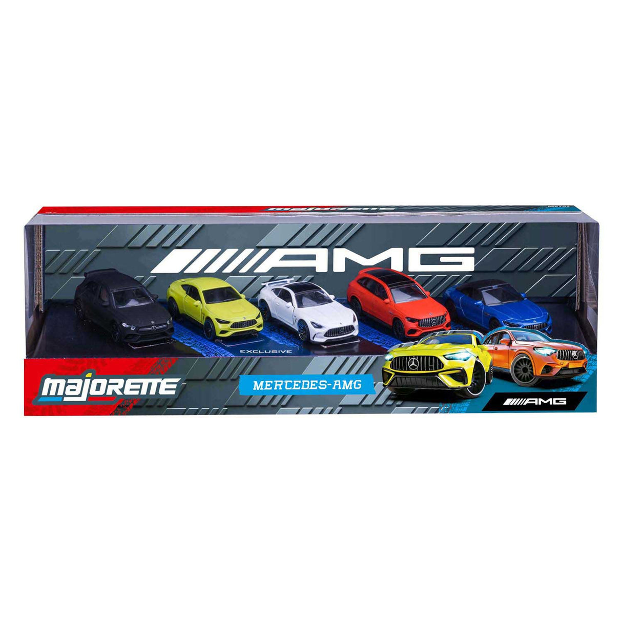 Majorette Mercedes-AMG Set, 5-teilig.
