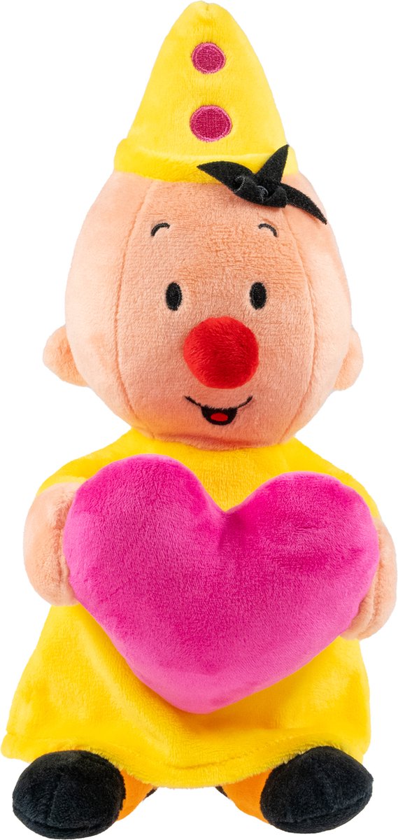 Bumba Kuscheltier Plüsch mit Herz, 25cm