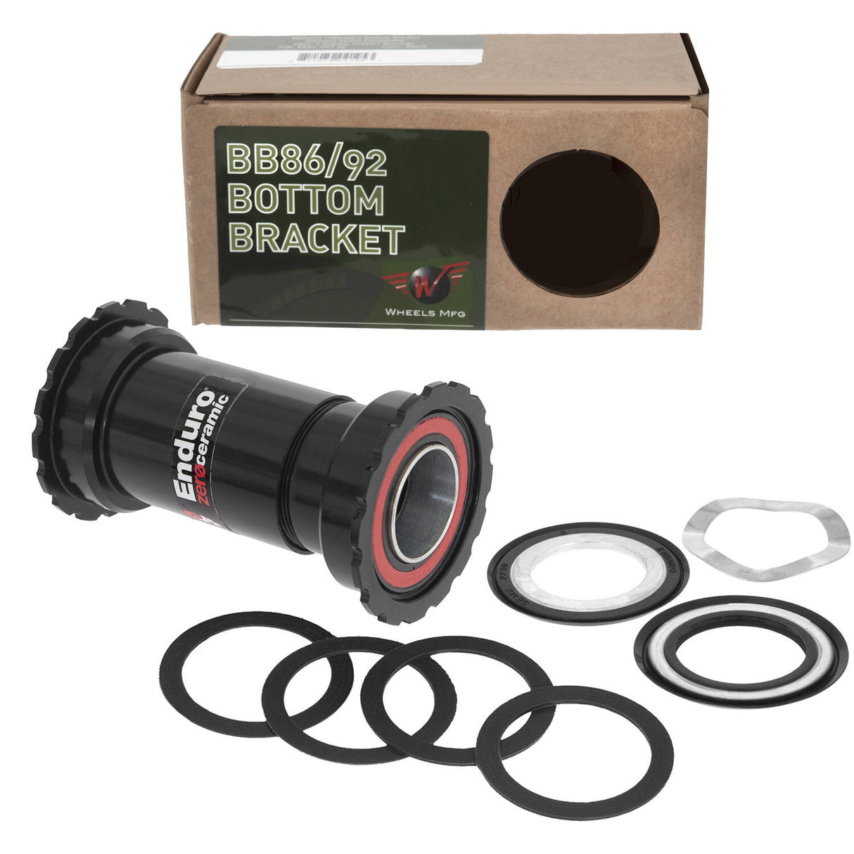 Wheels Manufacturing Wheels MFG – Tretlager Pressfit BB86 92 Sram Zero Keramik schwarz