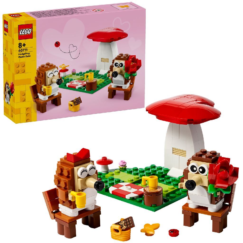 Lego saisonales Igel-Picknick (40711).