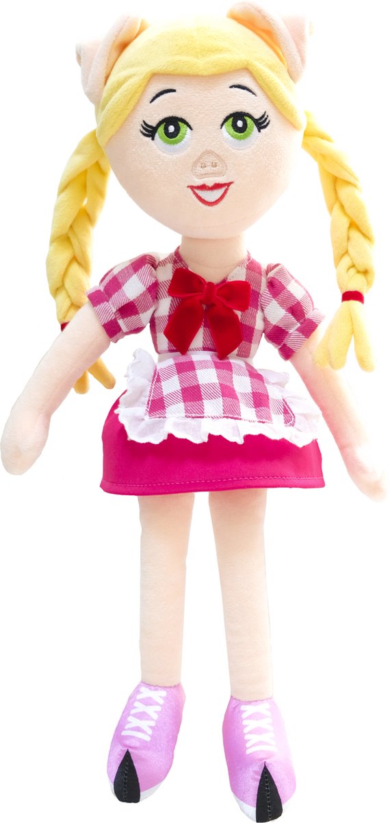 K3 die 3 Ferkel Kuscheltier - Kuscheltierpuppe mit Musik 40 cm - Julia