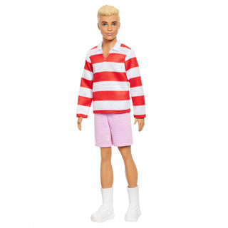Barbie Fashionista Ken rot-weiß gestreift | 2 Stk