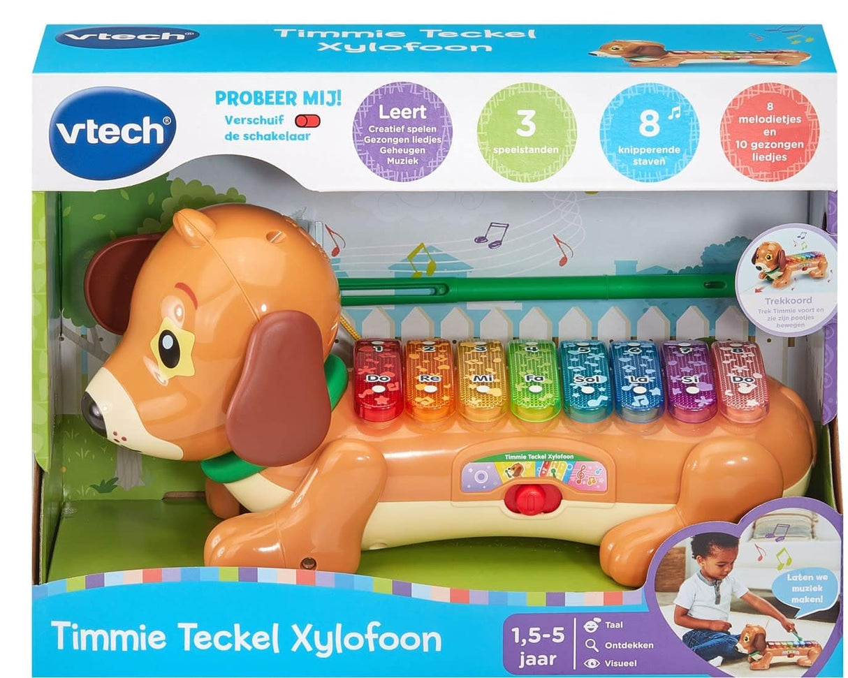 Vtech Timmie Dackel Xylophon mit Licht und Ton