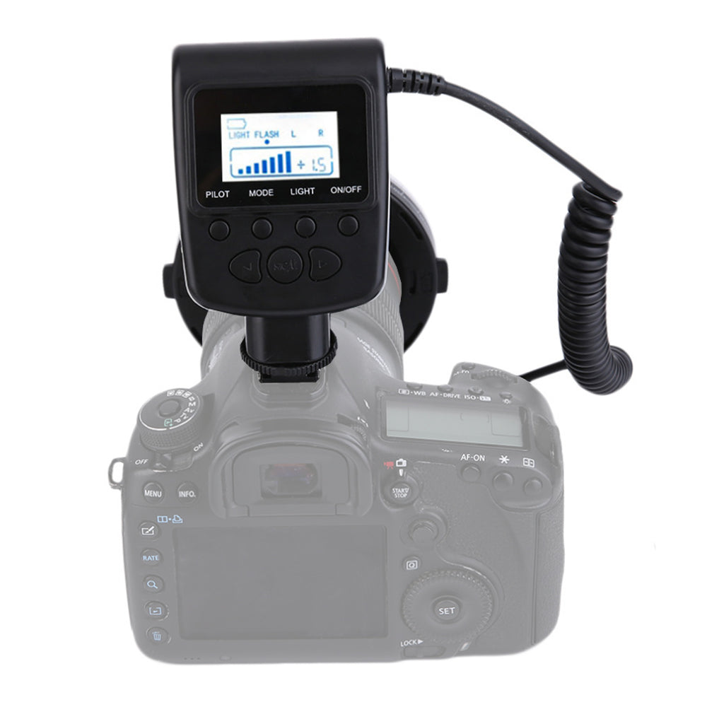 Studioking Makro-LED-Ringlampe mit Flash RL-130