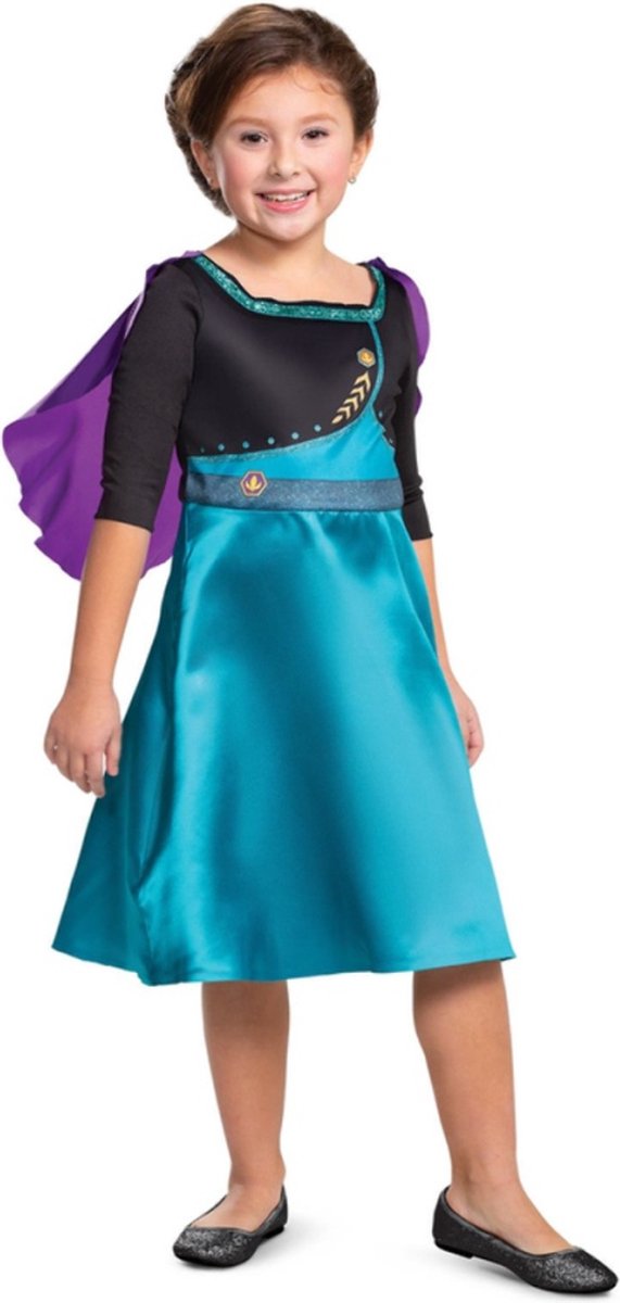 Disney-Disguise – Frozen 2, Queen Anna Kleid Basic Plus, Größe M (7–8 Jahre), Mädchen