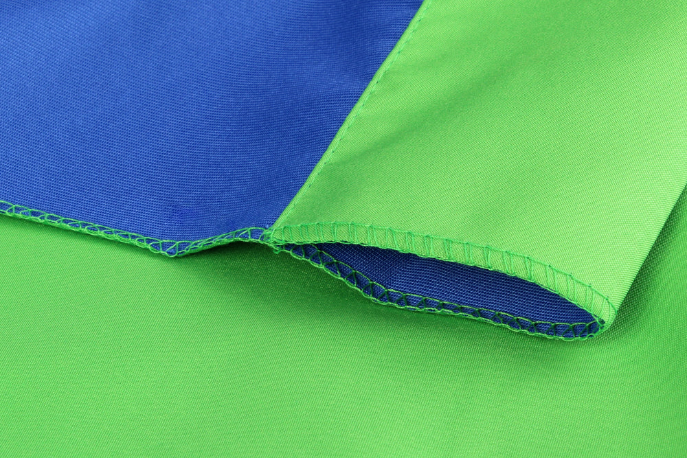 Studioking -Hintergrundtuch 2,7 x 5 m blau Grün