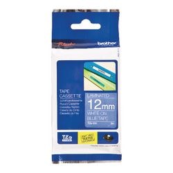 Labeltape brother tze535 12mmx8m wit blauw