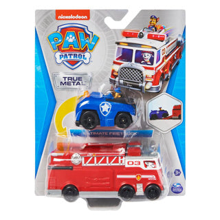 Spinmaster Paw Patrol Feuerwehrauto-Teamfahrzeug aus echtem Metall