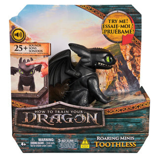 Dreamworks Drachen – Drachenzähmen leicht gemacht – interaktiver Mini-Drache – Spielzeugfigur mit Soundeffekten