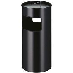 Asche- und Abfallbehälter 70x33cm 22,5l schwarz