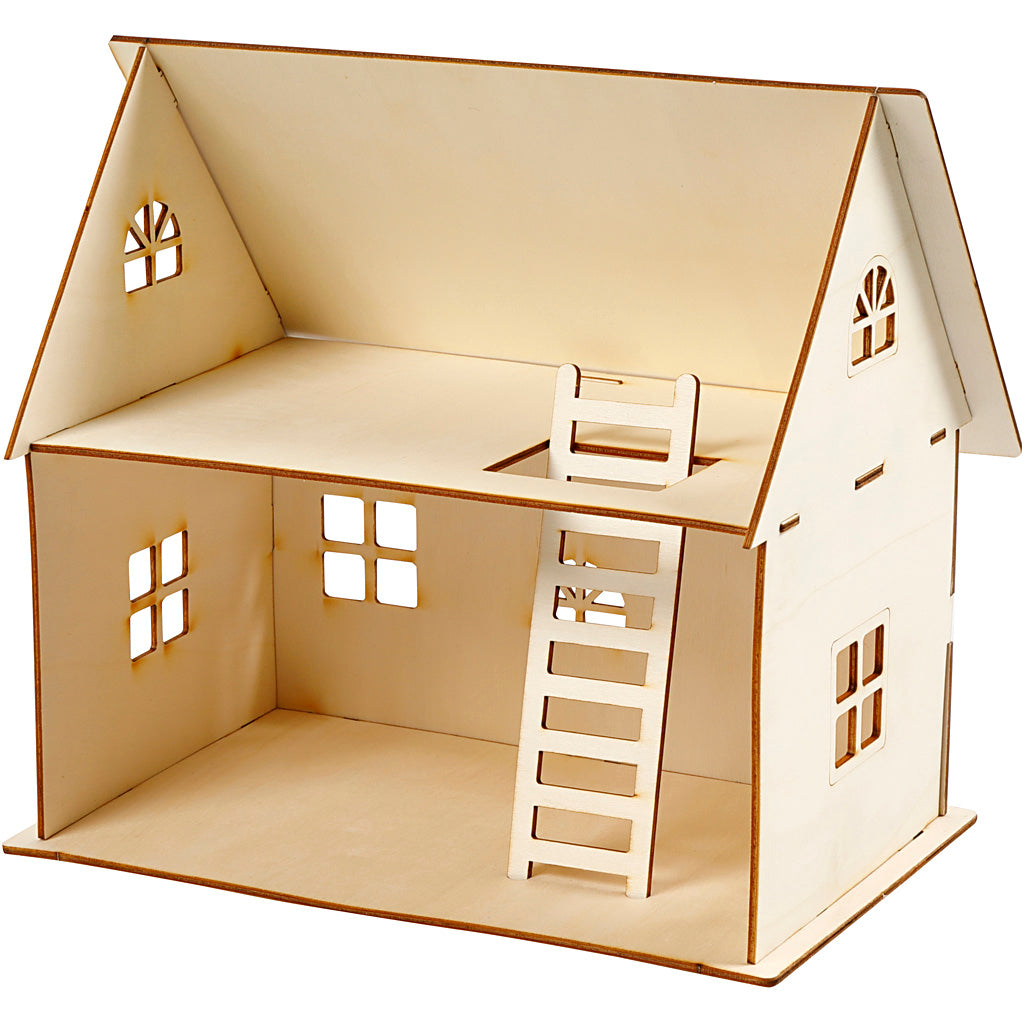 Kreativfirma DIY Holz Poppenhuis