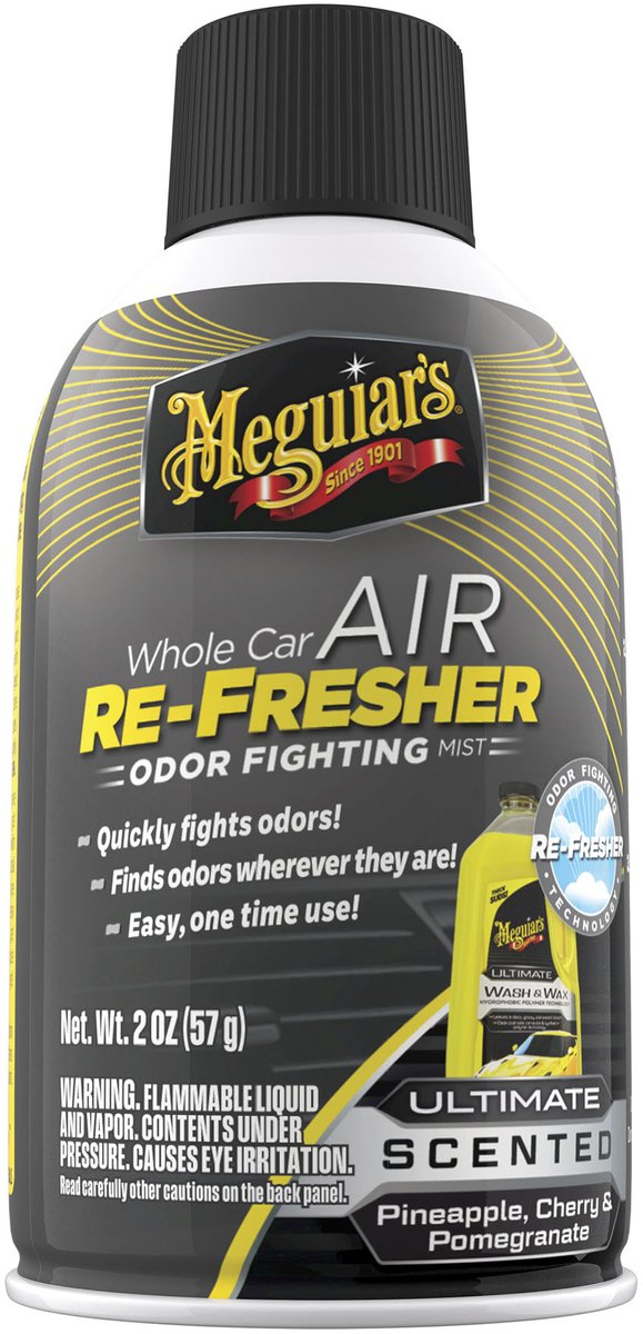 Meguiar's Meguiar's ultimativer Lufterfrischer für das ganze Auto – Auto-Lufterfrischer – entfernt unerwünschte Gerüche – für den Fahrzeuginnenraum