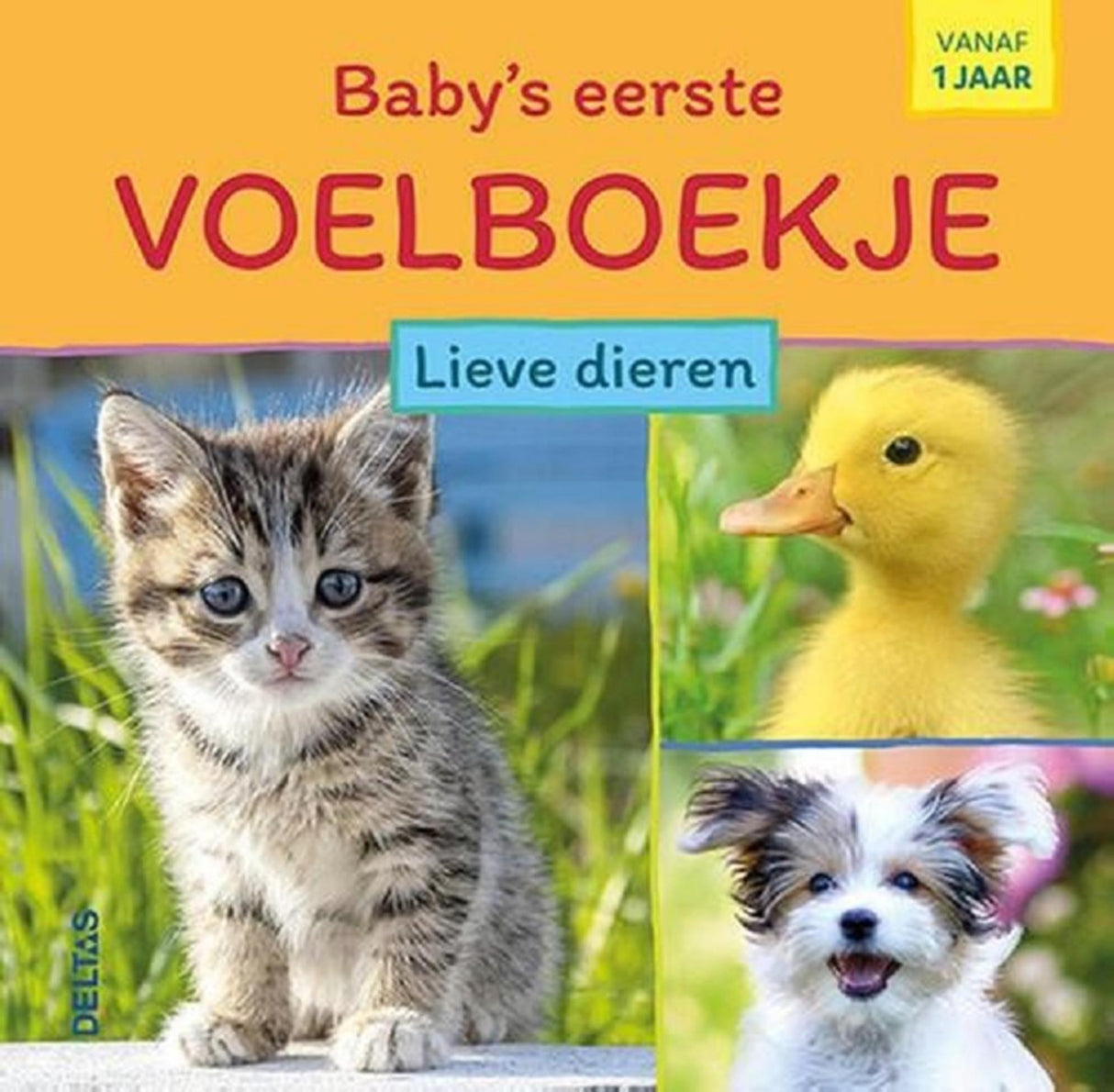 Deltas erstes Tastbuch für Babys – süße Tiere