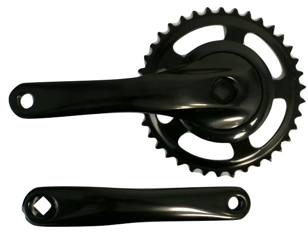 Gazelle Kurbelgarnitur Nexus 3 32 38t Aluminium 160mm schwarz