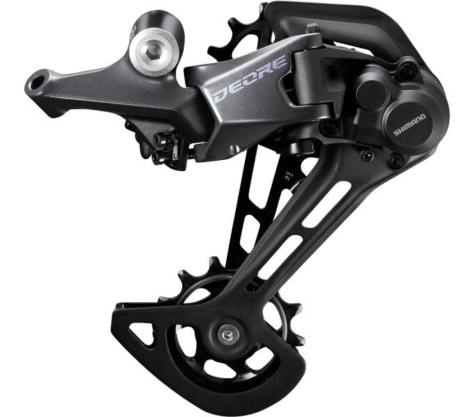 Shimano Achterdailleur 12 - Geschwindigkeit Deore M6100 SGS - Direkter Mount - Schwarz (Arbeitsplatzverpackung)