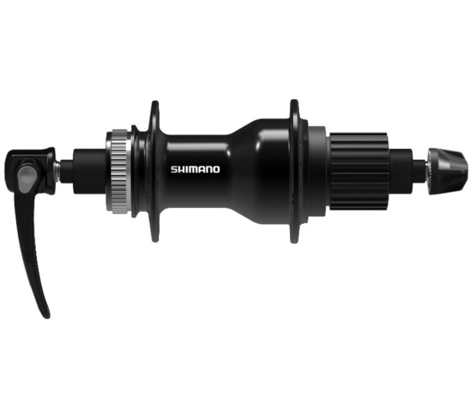 Shimano nach Hub 12 -Geschwindigkeit FH -qc500 -ms -b Micro Spline - Cl - 32 Löcher - 135 mm gebaut -in - Schwarz