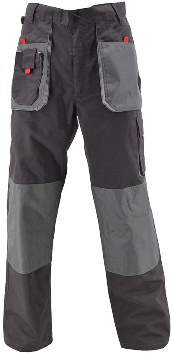 Awtools aw02414 - werkbroek - xxl - grijs - 8 zakken