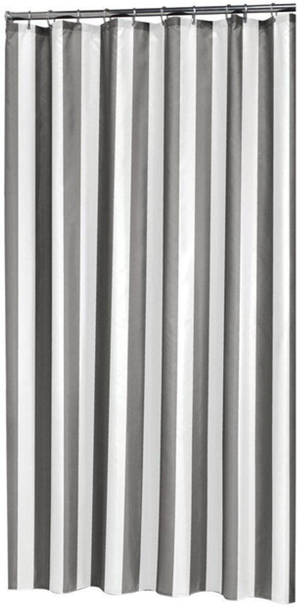 Dichtungsfellduschvorhang Linje 180 cm Grau 233011314