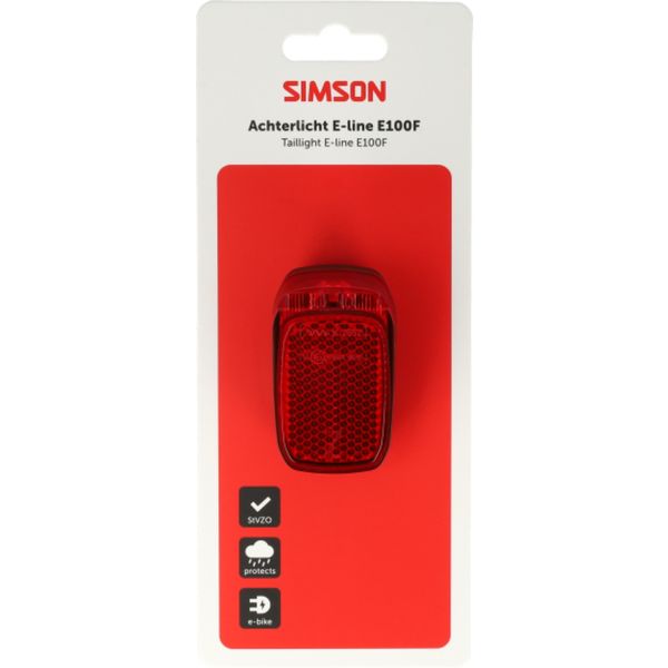Simson aurora achterlicht e-line e100f