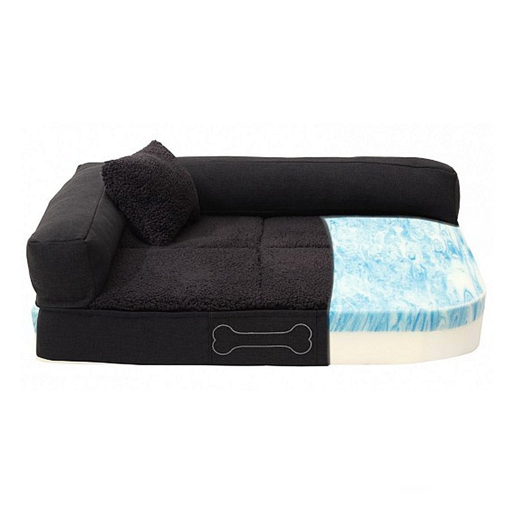 Orthopädisches Hundekissen Sun Garden Pallina 80x60x25 cm braun