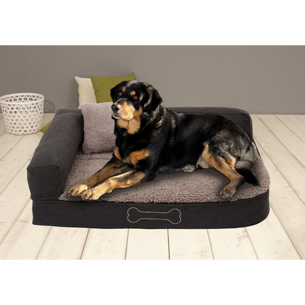 Orthopädisches Hundekissen Sun Garden Pallina 80x60x25 cm braun beige