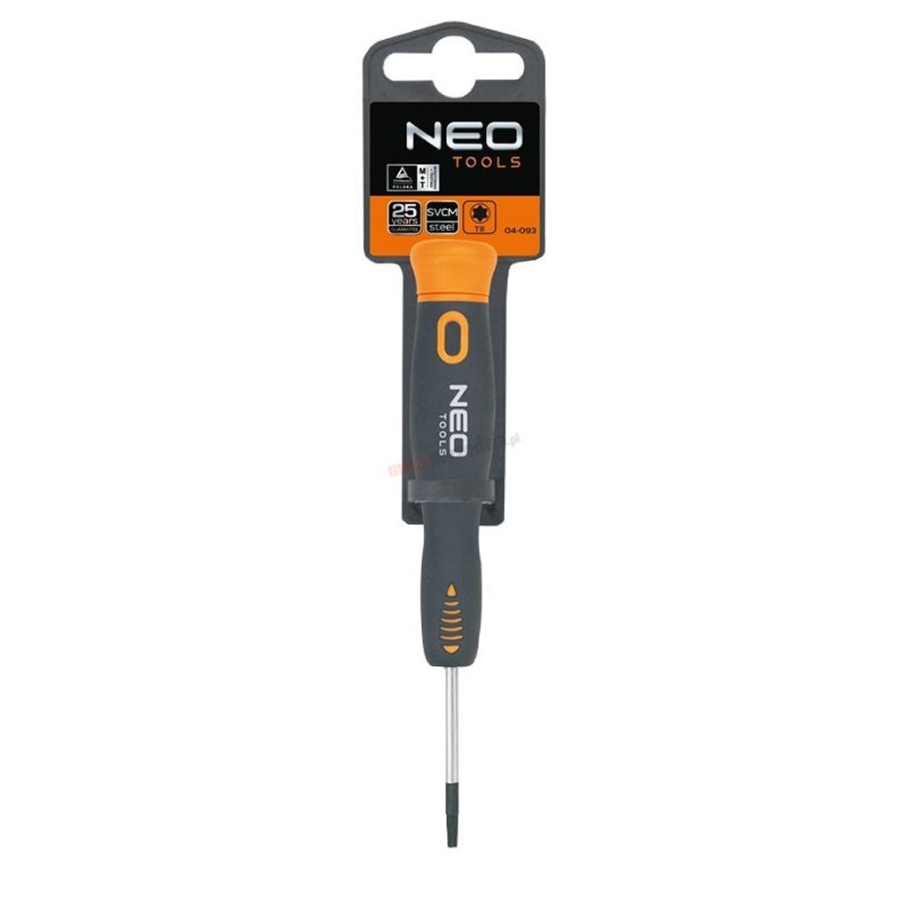 Neo Tools Torx-Schraubendreher T6x40mm magnetischer CrMo-Stahl