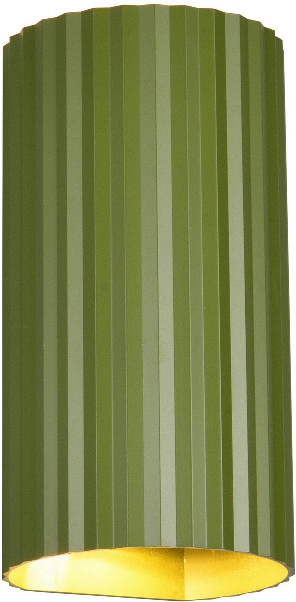 Trio soka - Wandleuchte - grün - exkl. Leuchtmittel 2x gu10 5w - Beleuchtung nach oben und unten - Wandmontage