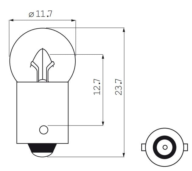 Bosma -Lampe 6 V 0,05 Baj. Fahrrad