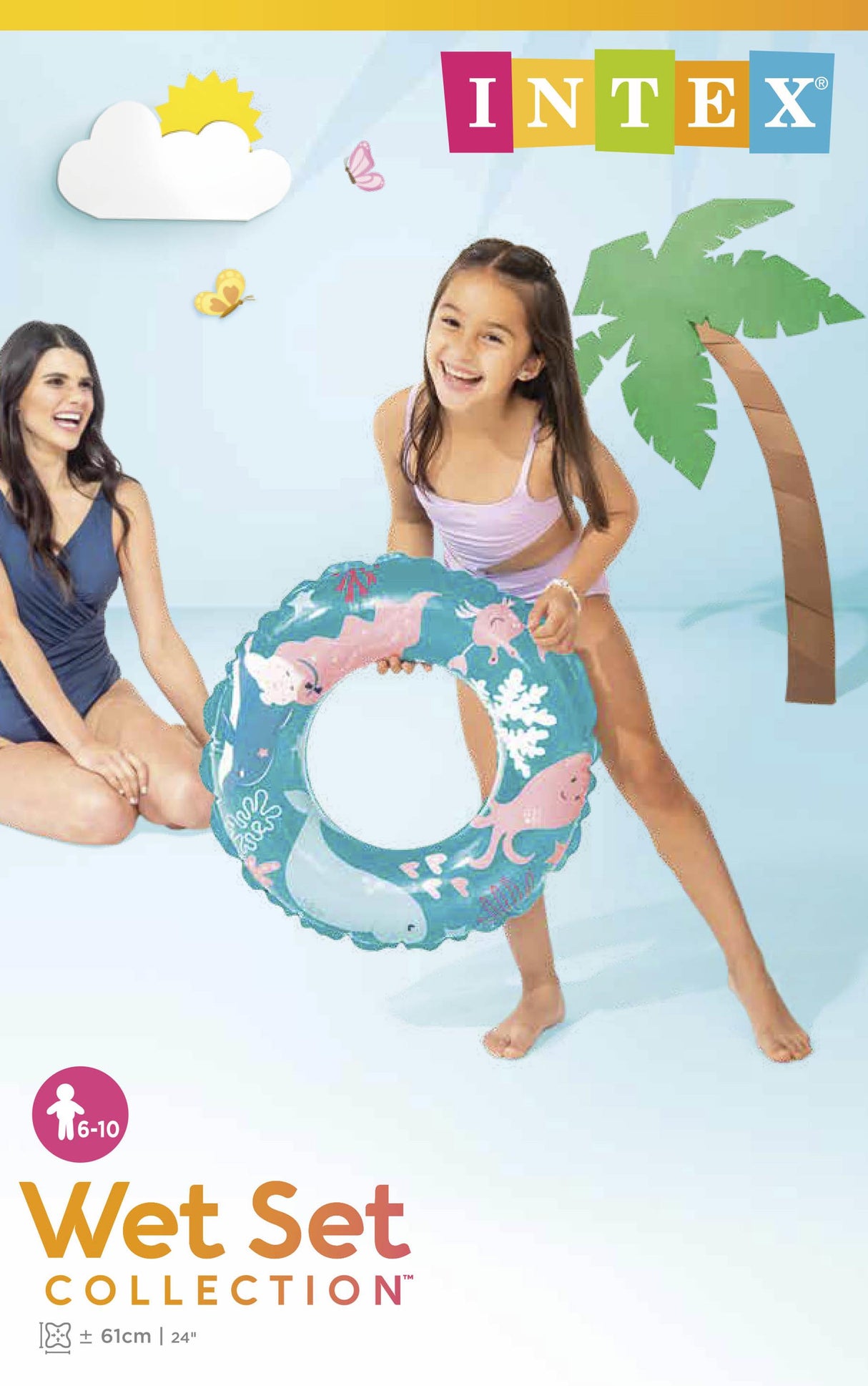Intex Schwimmbad 61 cm fröhlicher Druck