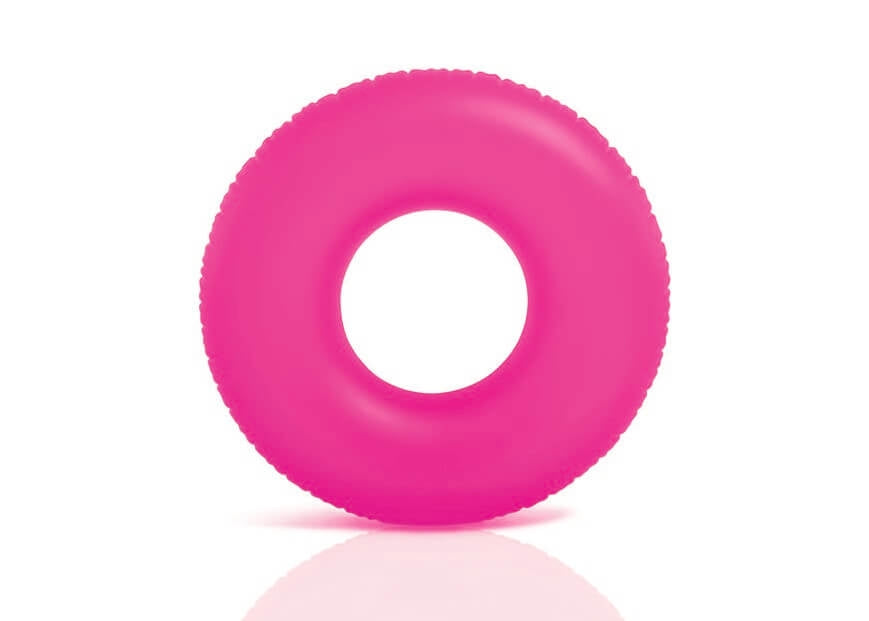 Intex Neon Frost Schwimmring-Rosa