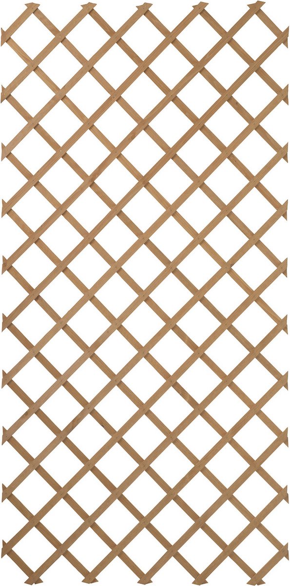Nature Latwerk für Garten 100x200 cm Natural Holz 6041703