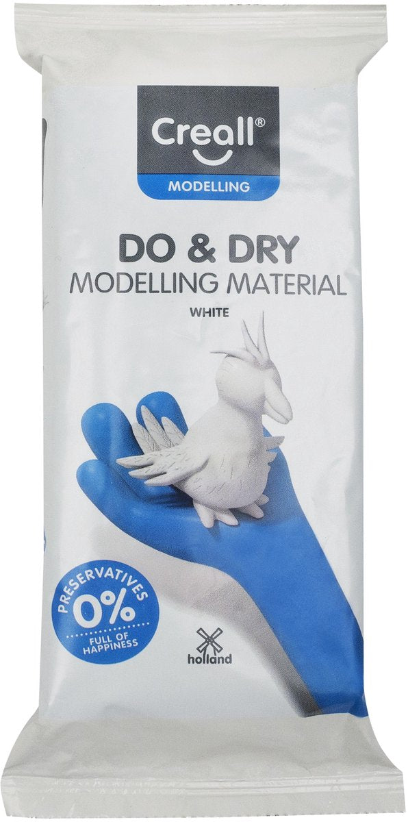Creall do dry Modelliermasse konservierungsfrei weiß, 500gr.
