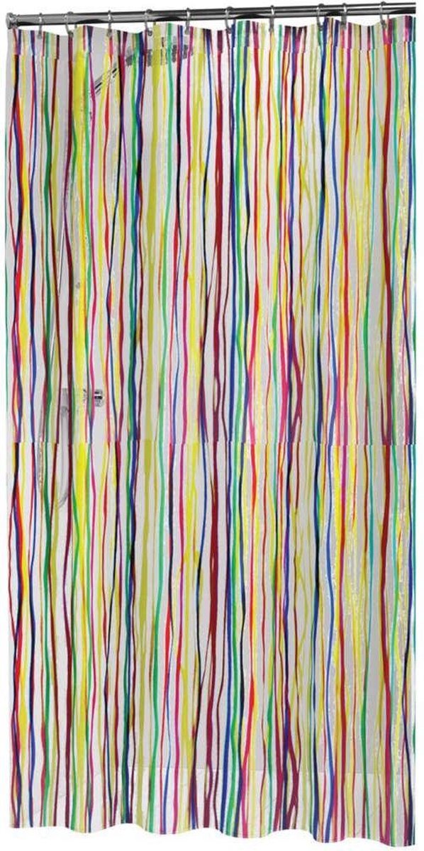 Dichtungsfeuchen -Duschvorhang Rigato 180x200 cm Multi -Colored