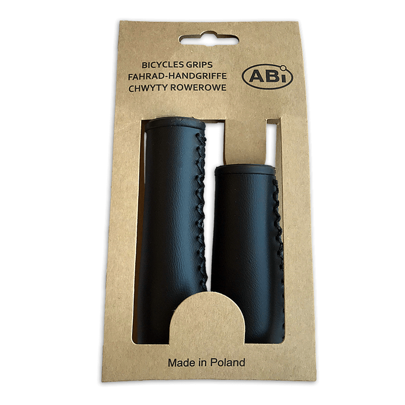 ABI Lederfahrradgriffe - 120 mm lang, 95 mm kurz