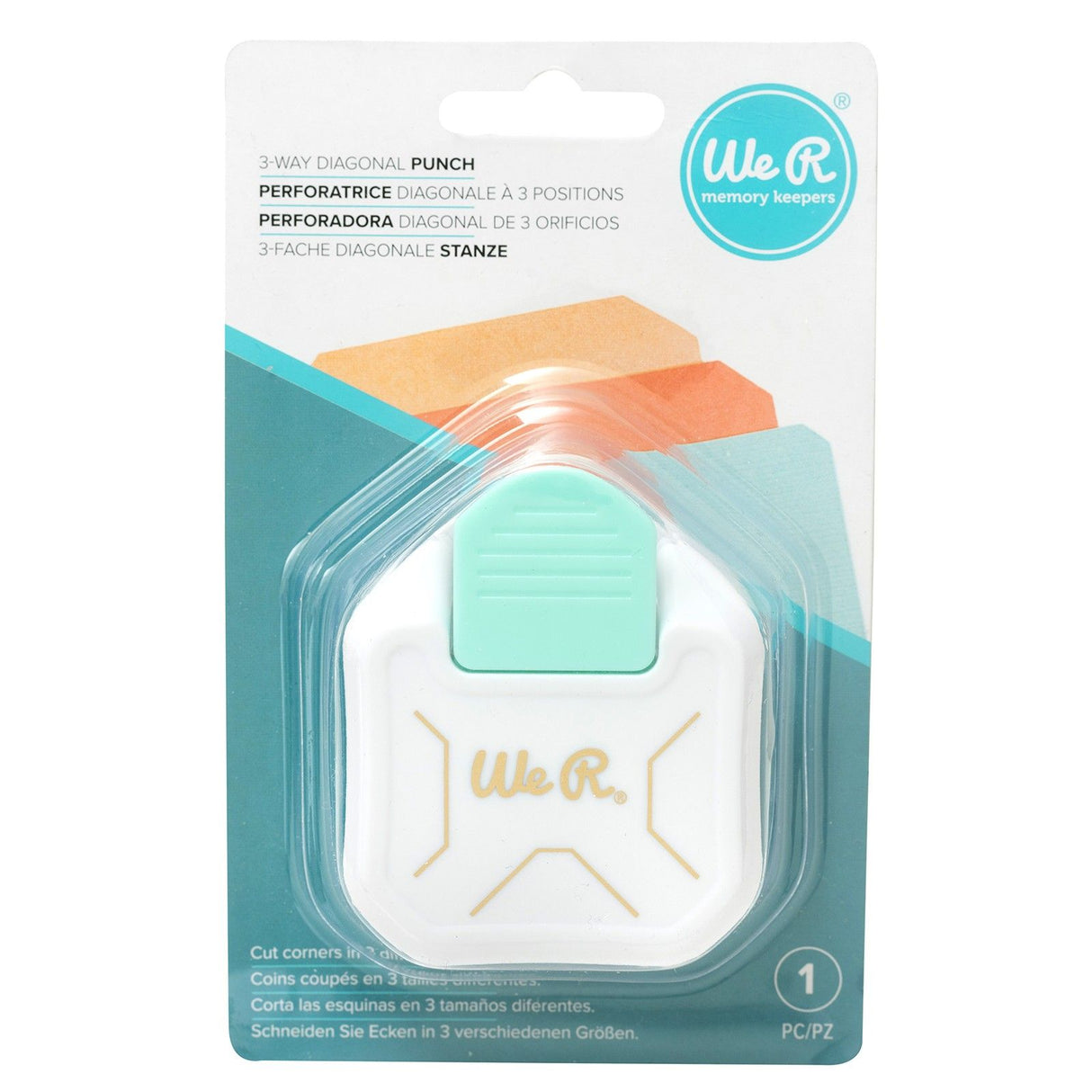 Wir sind Macher • 3-in-1-Eckstanzer diagonal