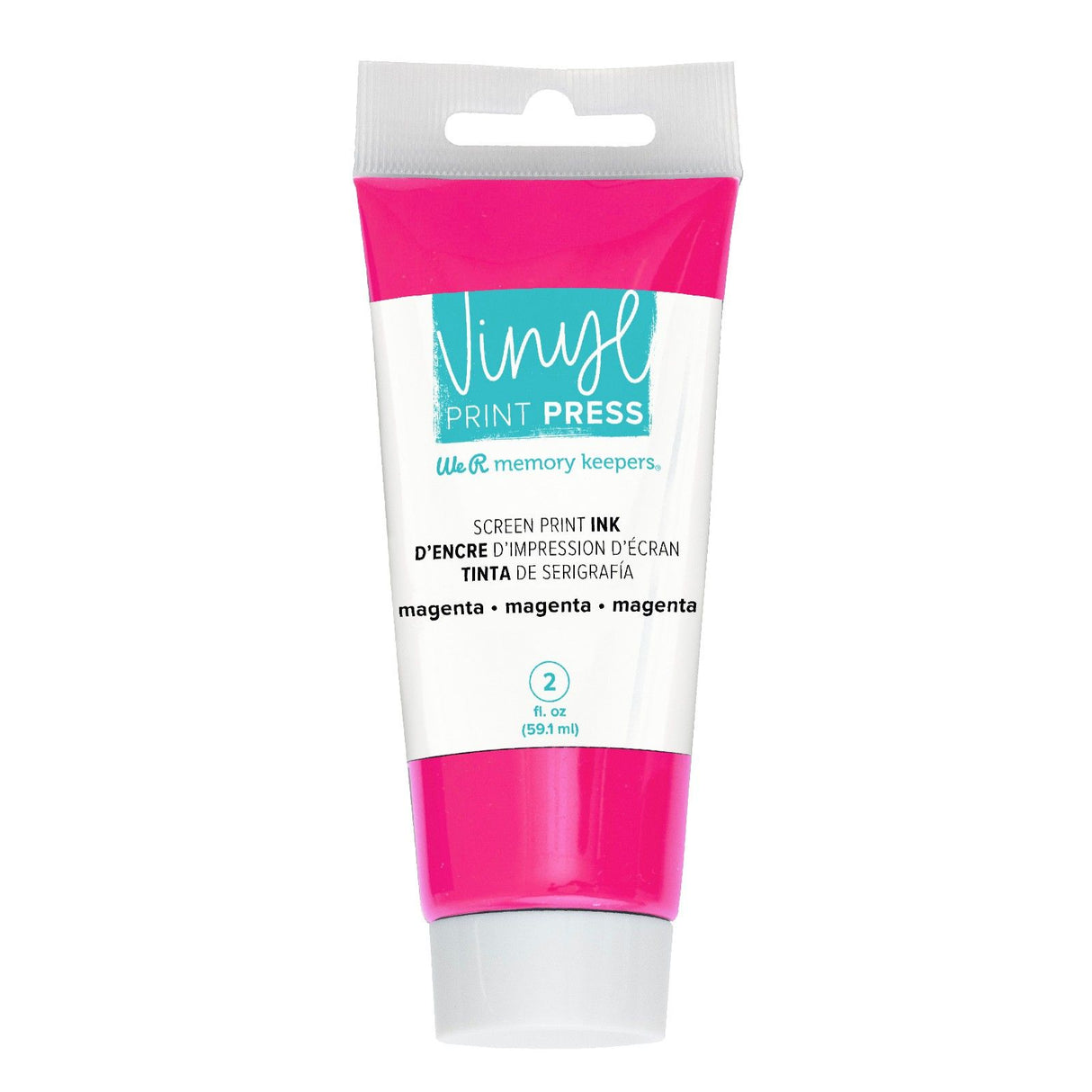 Wir sind Hersteller • Siebdrucktinte für Vinyldruckmaschinen, Magenta, 59 ml