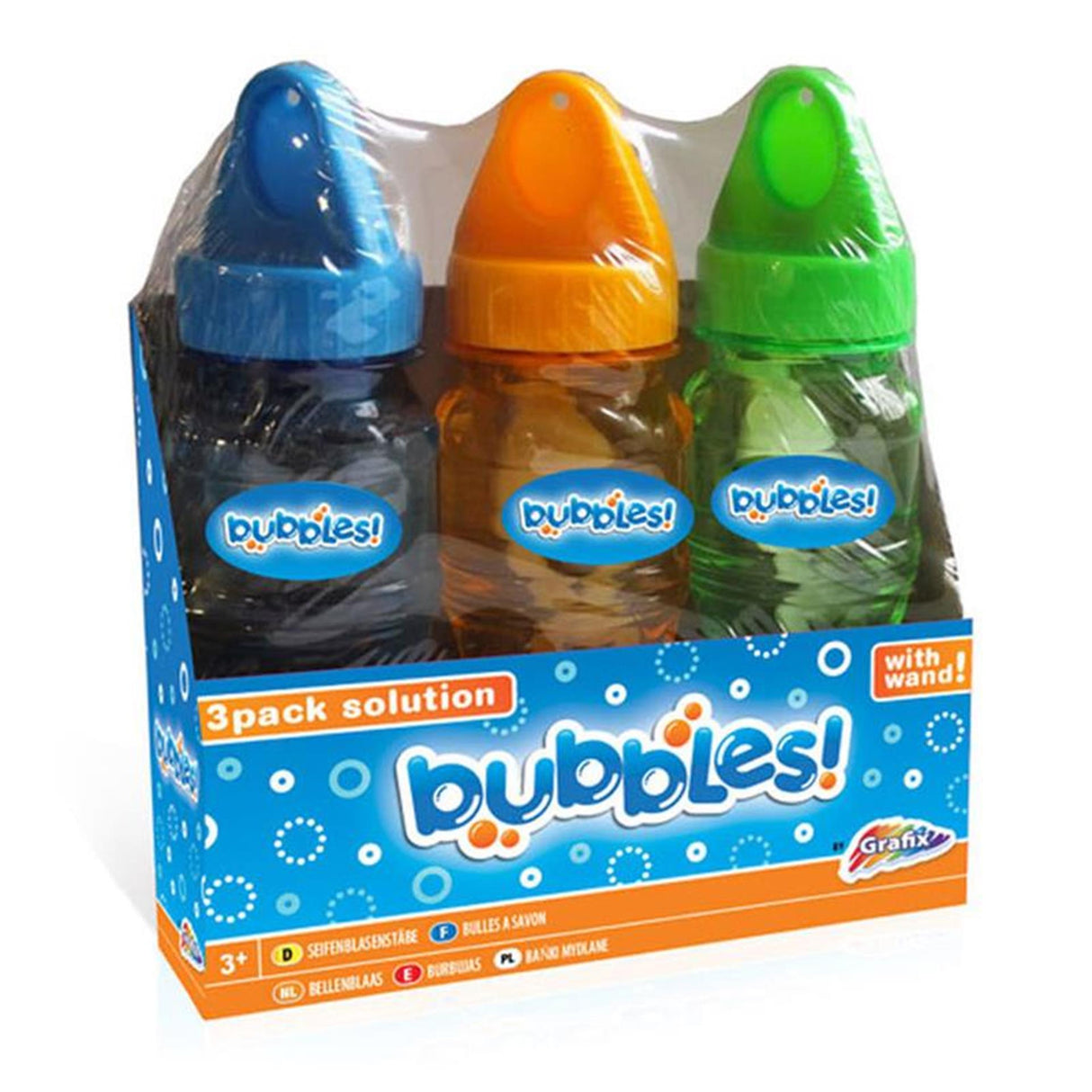 Toi-toys Graphix Seifenblasenset 3 Flaschen 118ml
