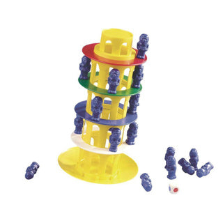 Jumbo Tower of Pisa – Actionspiel – ab 4 Jahren – 2 bis 4 Spieler – Brettspiel für Kinder – Familienspiel