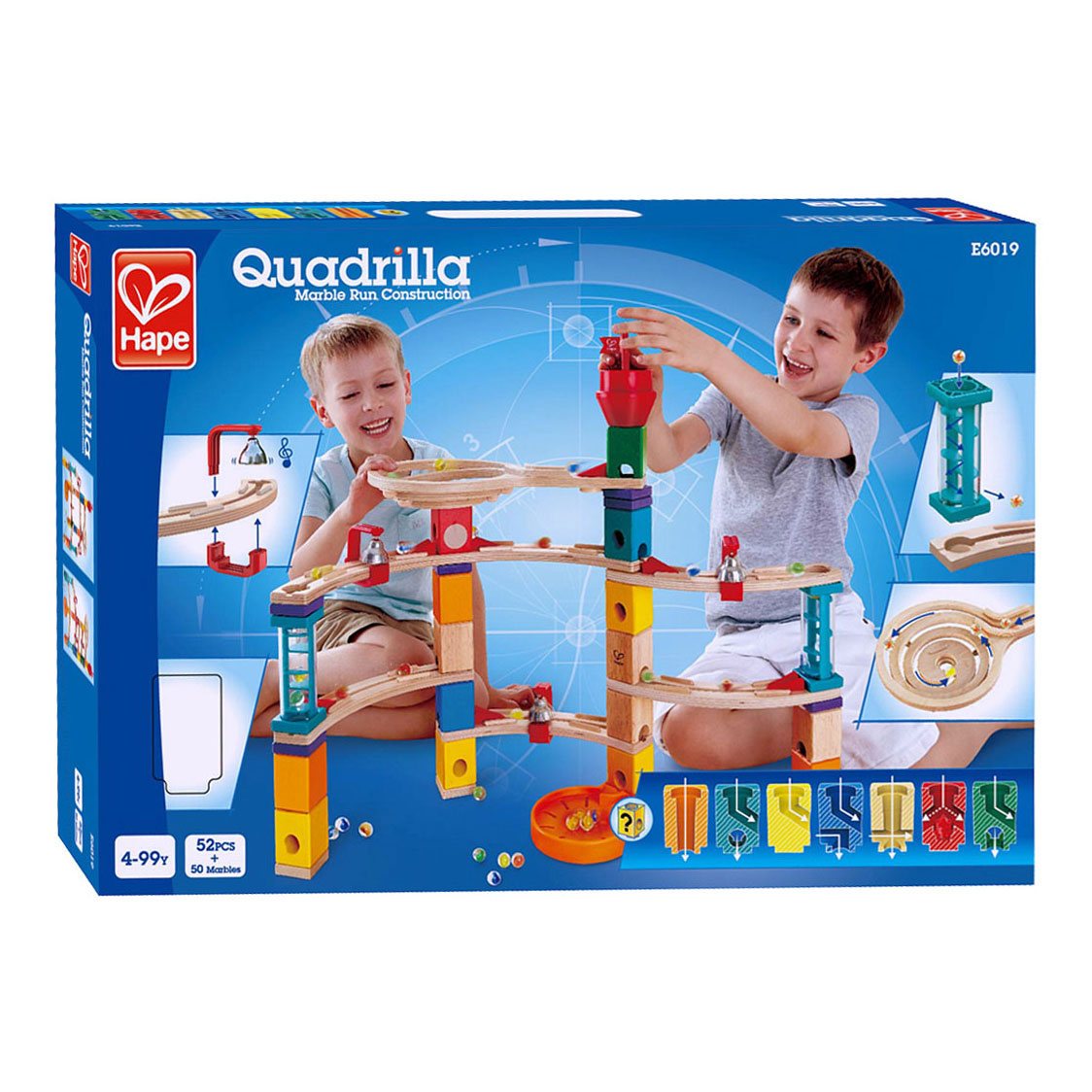 Hape Quadrilla Castle Escape Escape Knikkerbaan