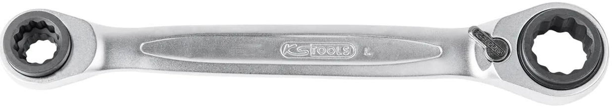 Ks Tools Ks-Tools Ratschenschlüssel Gearplus 4 in 1 Ratschenringschlüssel 4 in 1