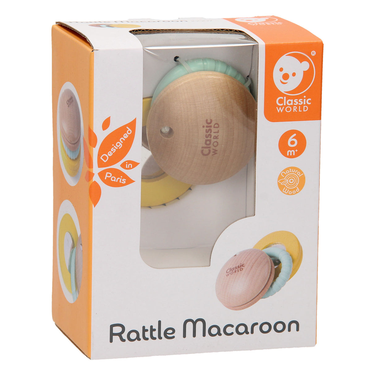 Lobbes Toys BV Classic World Rassel Macaron
