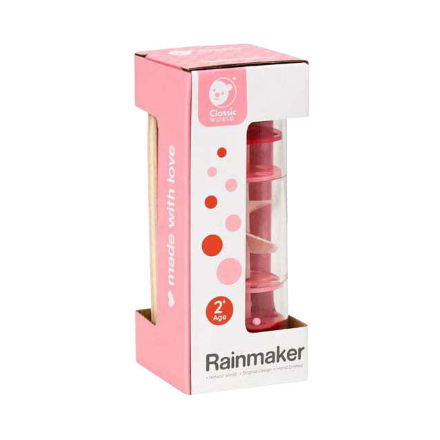 Classic World Rainmaker Musikinstrument rot – Sinnesspielzeug.