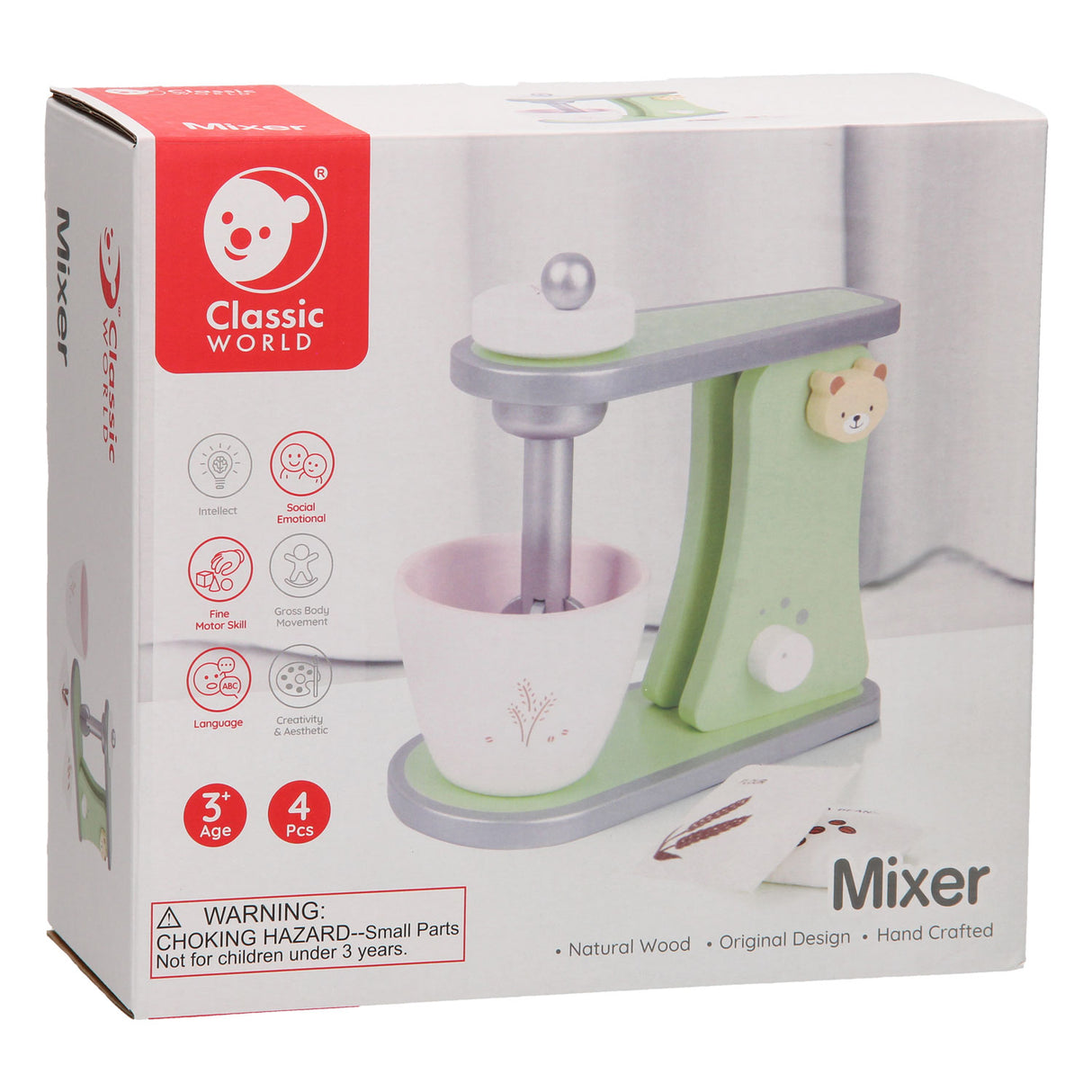 Classic World Holzmixer, 4-tlg