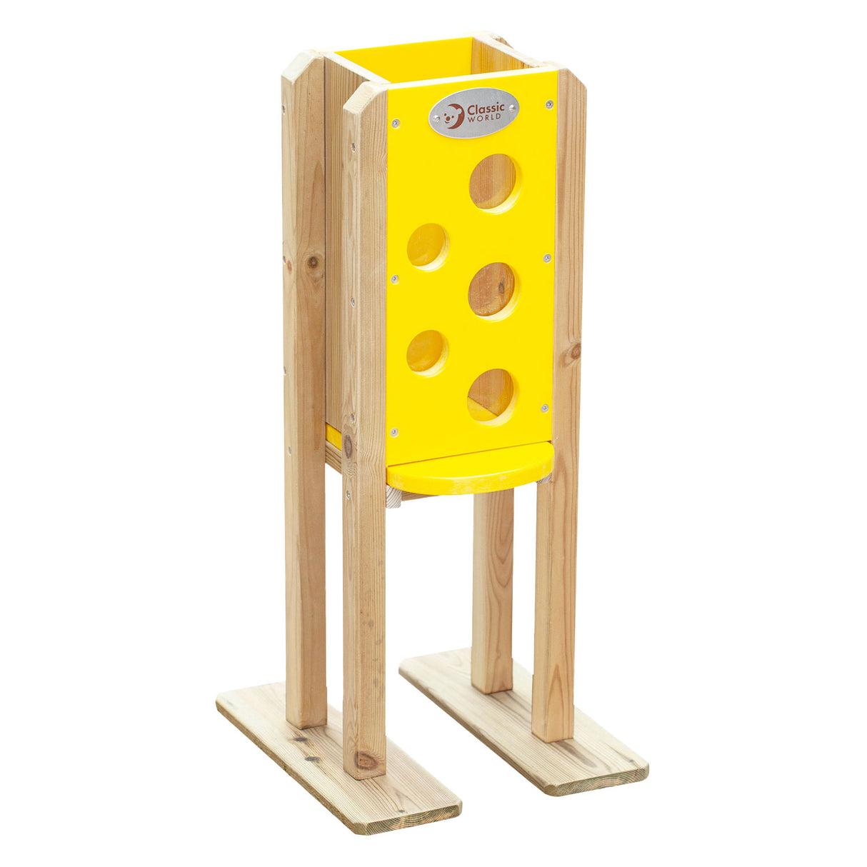 Klassische Welt -Holzsandmühle mit Löchern