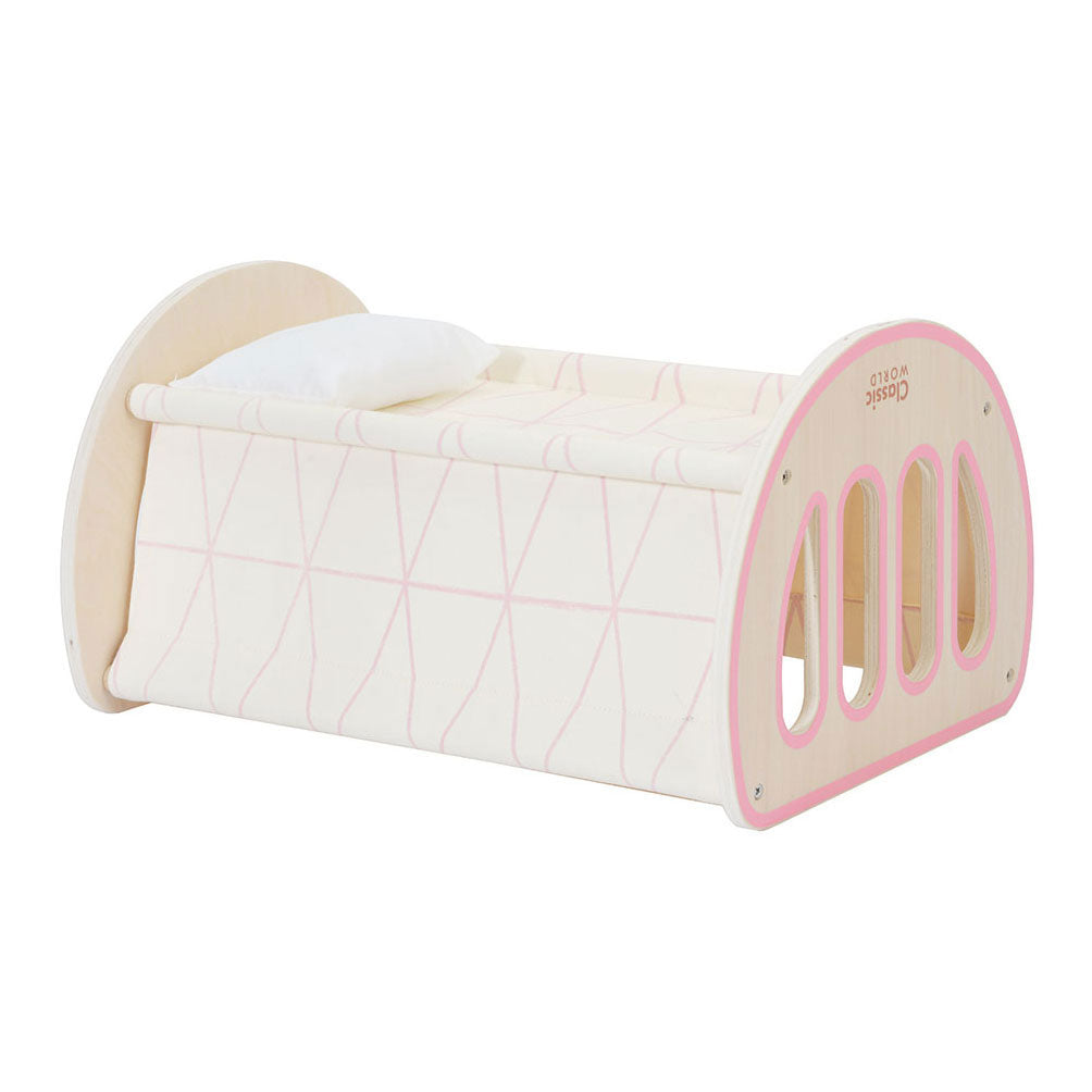 Klassisches 2-in-1-Kinderbett aus Holz